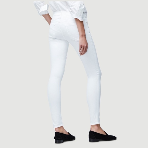 NWT FRAME Denim Le Color White Skinny Jeans SZ 24 - Picture 4 of 4
